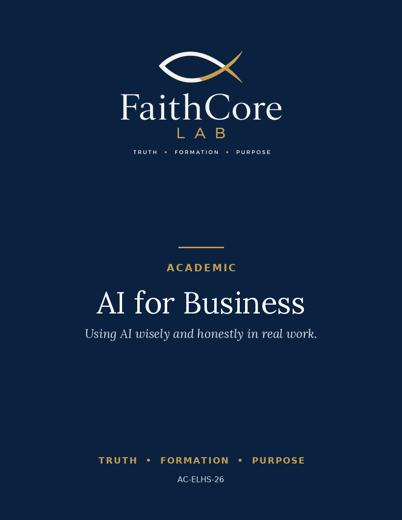 AI for Business course cover