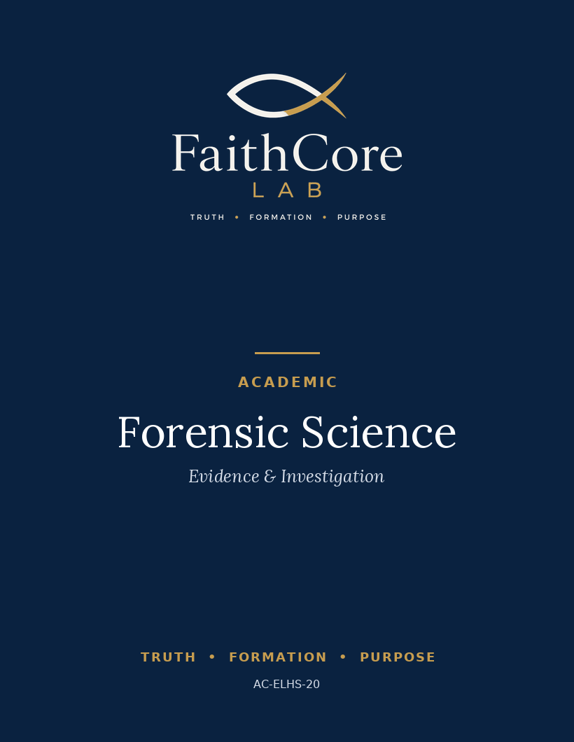 Forensic Science: Evidence & Investigation course cover