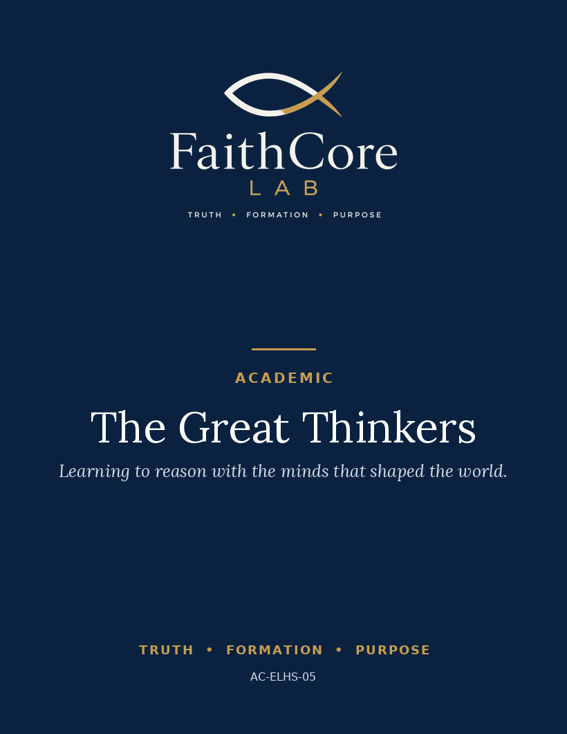 The Great Thinkers course cover