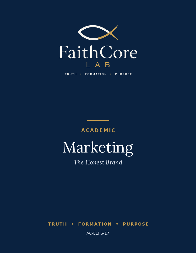 Marketing: The Honest Brand course cover