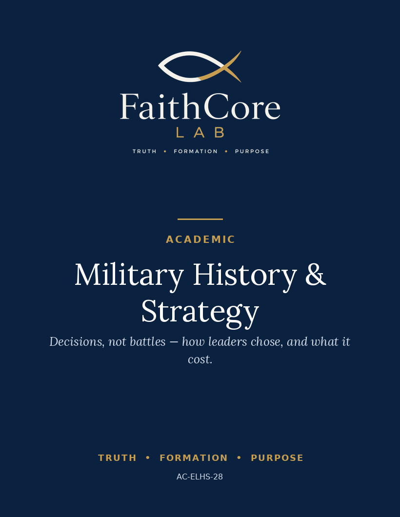 Military History & Strategy course cover