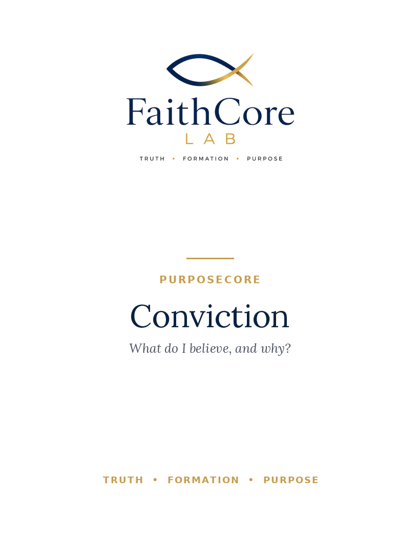 Conviction course cover