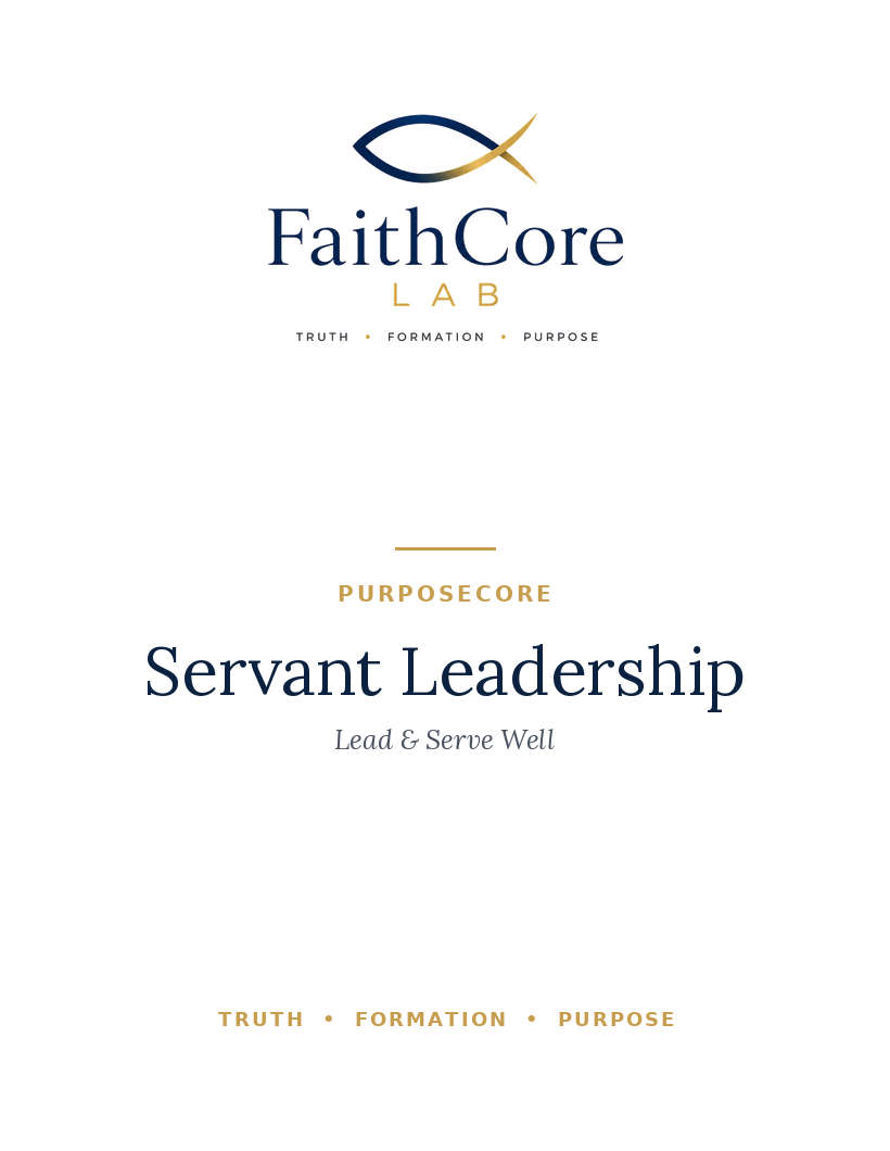 Lead & Serve Well course cover