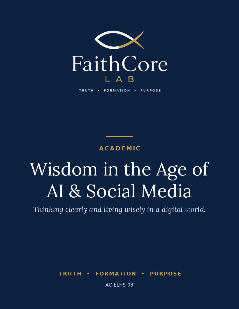 Wisdom in the Age of AI & Social Media course cover